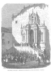 Grabado de San Gil - La Fiesta de San Gil y los hinojos